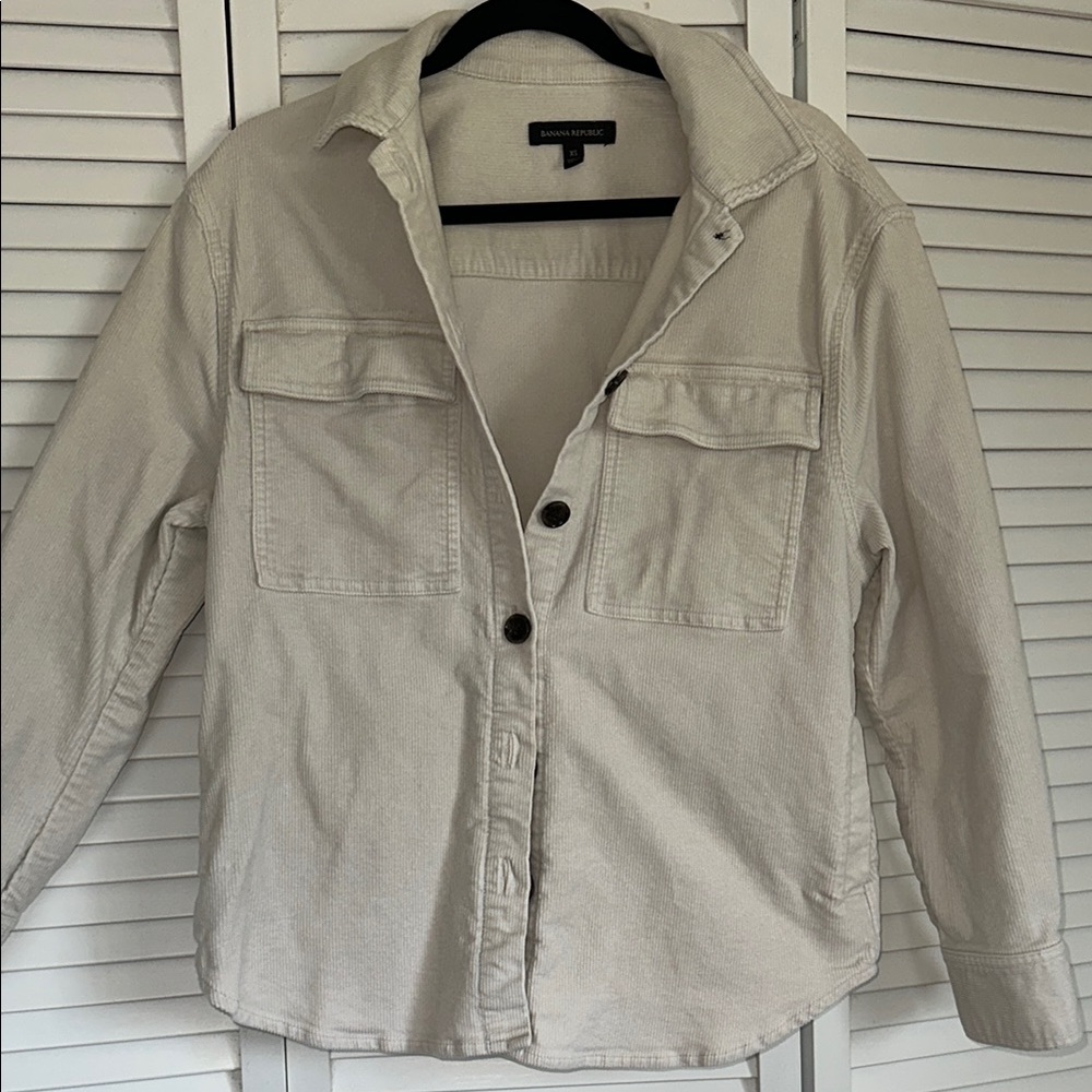 Banana Republic Women's Beige Corduroy Jacket